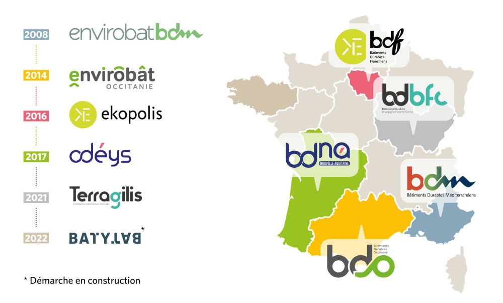CarteEnviro-DemarcheInterReg carte collectif démarches interrégionales